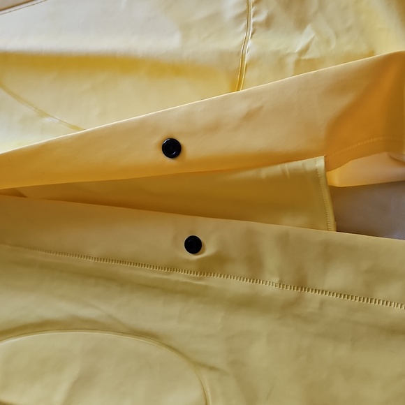 Rain Coat Deluxe Emergency Waterproof Mens or Womens w Detachable Hood - Picture 14 of 14